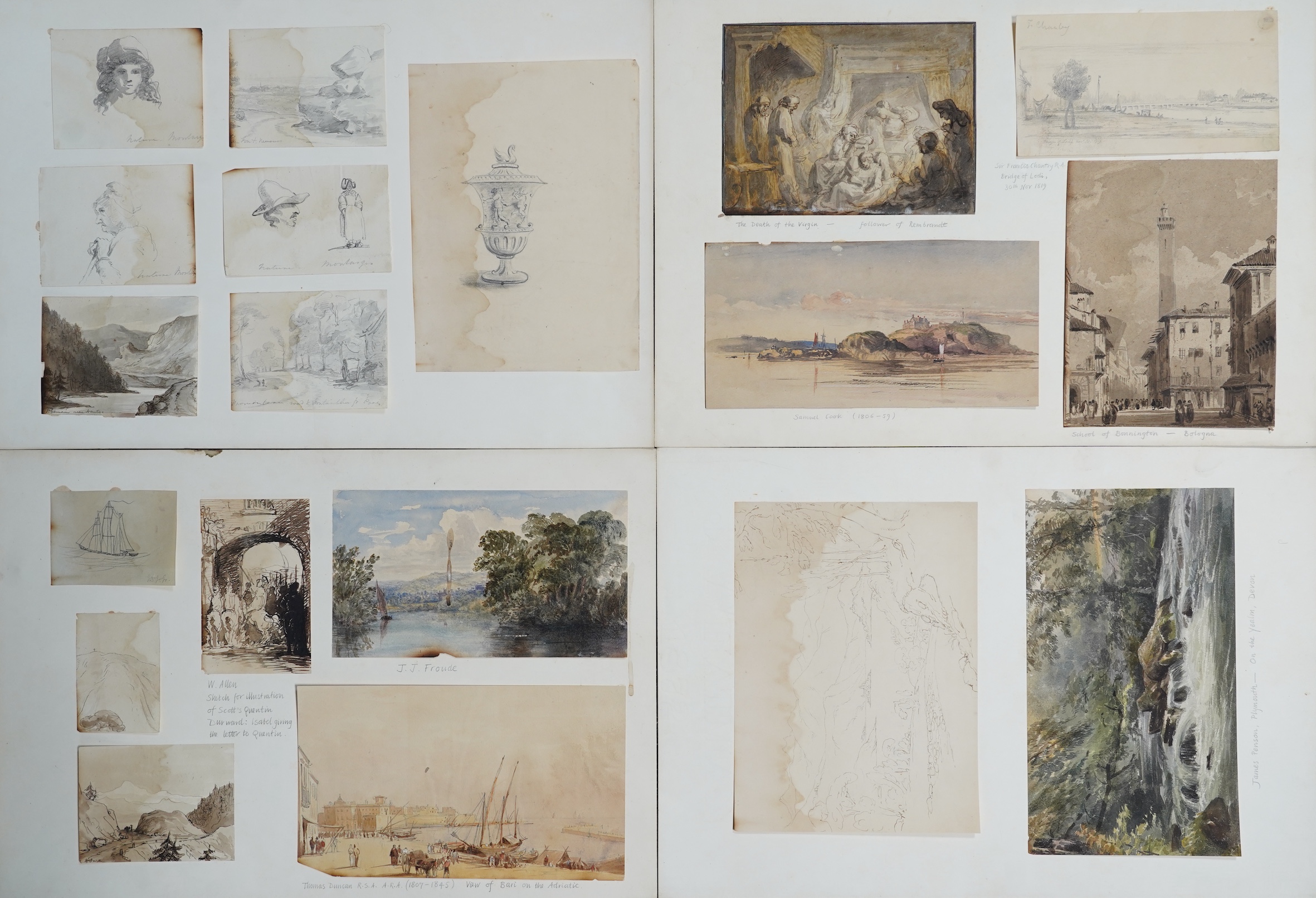 A quantity of unframed drawings, watercolours and prints